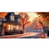 Autumn Whispers  Gaming oyuncu Mousepad Kaydırmaz Kauçuk Dikişli Kenar 80x30 cm Mousepad
