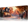 Autumn Whispers  Gaming oyuncu Mousepad Kaydırmaz Kauçuk Dikişli Kenar 80x30 cm Mousepad