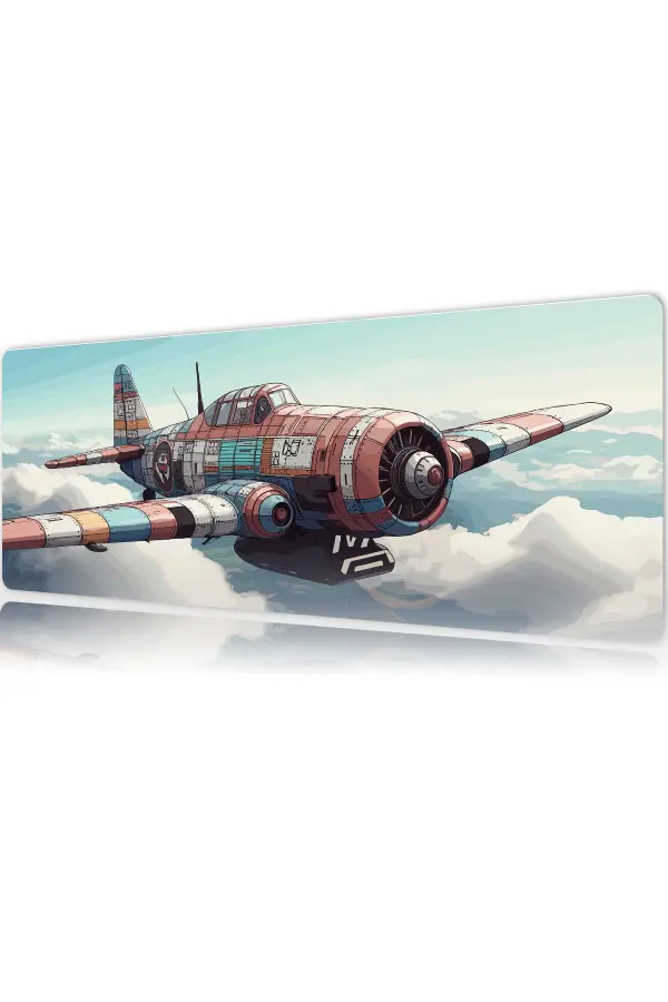 Skybound  Gaming oyuncu Mousepad Kaydırmaz Kauçuk Dikişli Kenar 80X30 cm Mousepad
