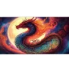 Solar Serpent  Gaming oyuncu Mousepad Kaydırmaz Kauçuk Dikişli Kenar 80x30 cm Mousepad