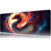 Solar Serpent  Gaming oyuncu Mousepad Kaydırmaz Kauçuk Dikişli Kenar 80x30 cm Mousepad