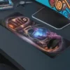 etsy173dikdortgen4 Enchanted Library Gateway Gaming oyuncu Mousepad Kaydırmaz Kauçuk Dikişli Kenar 80x30 cm Mousepad