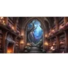 etsy174dikdortgen3 Arcane Library Hall Gaming oyuncu Mousepad Kaydırmaz Kauçuk Dikişli Kenar 80x30 cm Mousepad