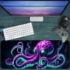 Neon Leviathan Gaming oyuncu Mousepad Kaydırmaz Kauçuk Dikişli Kenar 80x30 cm Mousepad