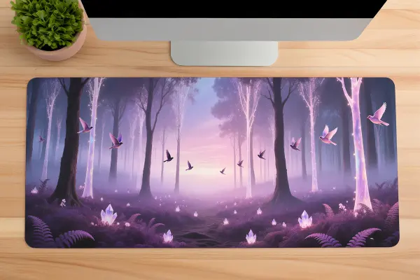 etsy177dikdortgen1 Enchanted Dawn Gaming oyuncu Mousepad Kaydırmaz Kauçuk Dikişli Kenar 80x30 cm Mousepad