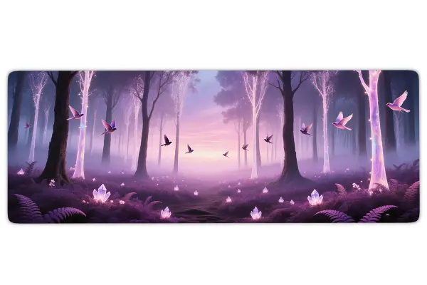 etsy177dikdortgen3 Enchanted Dawn Gaming oyuncu Mousepad Kaydırmaz Kauçuk Dikişli Kenar 80x30 cm Mousepad