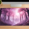 etsy178dikdortgen1 Enchanted Blossom Forest Gaming oyuncu Mousepad Kaydırmaz Kauçuk Dikişli Kenar 80x30 cm Mousepad