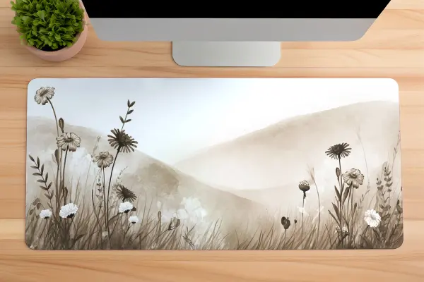 Autumn Whisper  Gaming oyuncu Mousepad Kaydırmaz Kauçuk Dikişli Kenar 70x30 cm Mousepad