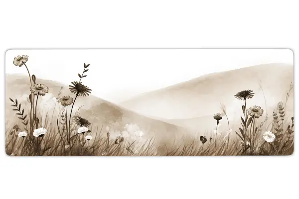 Autumn Whisper  Gaming oyuncu Mousepad Kaydırmaz Kauçuk Dikişli Kenar 70x30 cm Mousepad