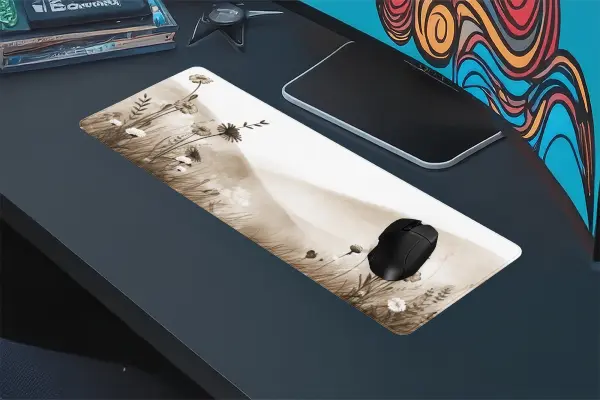 Autumn Whisper  Gaming oyuncu Mousepad Kaydırmaz Kauçuk Dikişli Kenar 70x30 cm Mousepad