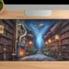 Arcane Academy  Gaming oyuncu Mousepad Kaydırmaz Kauçuk Dikişli Kenar 70x30 cm Mousepad