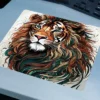 The Lion of Artistry Gaming oyuncu Mouse pad Kaydırmaz Kauçuk Dikişli Kenar 40X30 cm