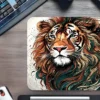 The Lion of Artistry Gaming oyuncu Mouse pad Kaydırmaz Kauçuk Dikişli Kenar 40X30 cm