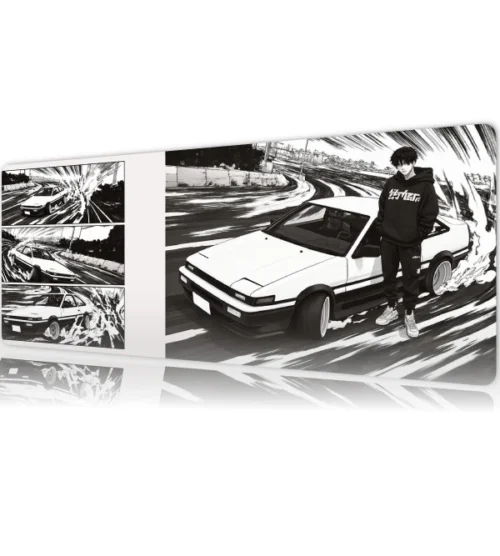 etsy191dikdortgen5 Araba Modelleri Silent Drift Gaming oyuncu Mousepad Kaydırmaz Kauçuk Dikişli Kenar 80x30 cm Mousepad