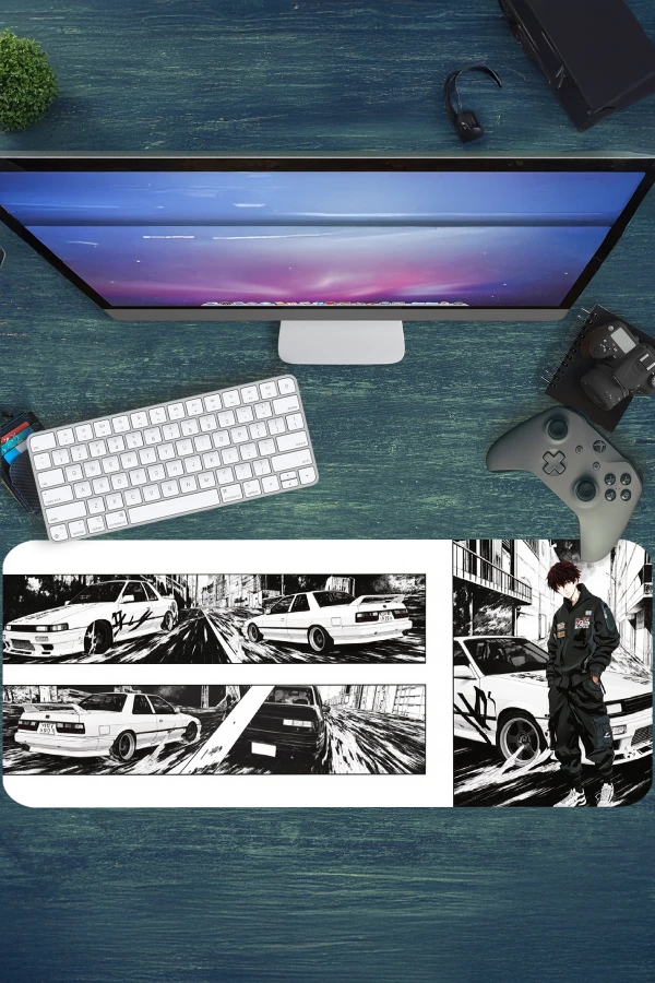 Araba Modelleri Asphalt Monarch Gaming oyuncu Mousepad Kaydırmaz Kauçuk Dikişli Kenar 70x30 cm Mousepad