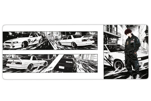 Araba Modelleri Asphalt Monarch Gaming oyuncu Mousepad Kaydırmaz Kauçuk Dikişli Kenar 70x30 cm Mousepad