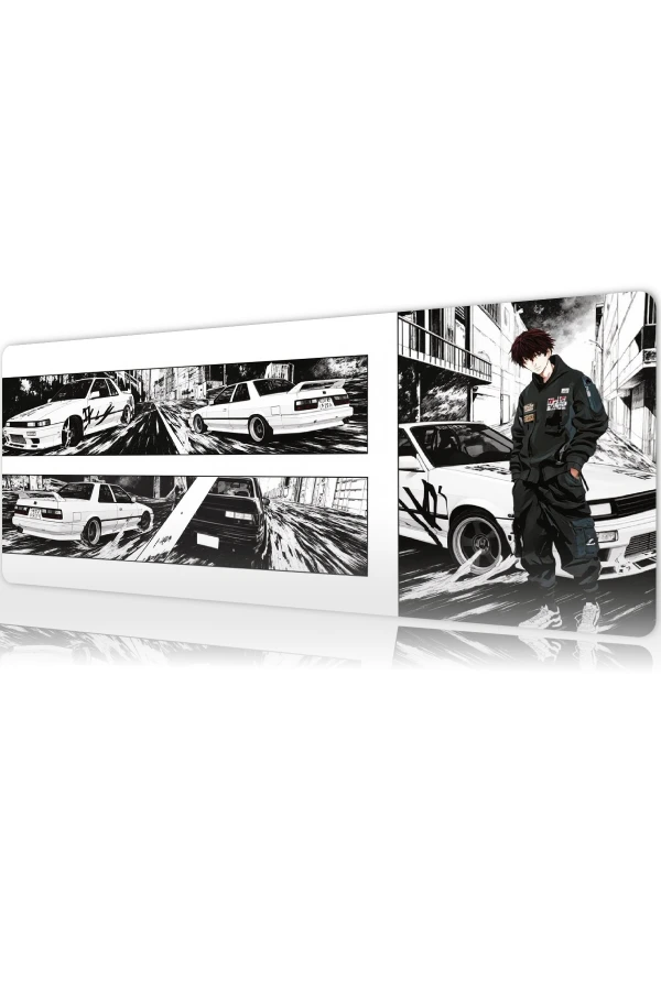 Araba Modelleri Asphalt Monarch Gaming oyuncu Mousepad Kaydırmaz Kauçuk Dikişli Kenar 70x30 cm Mousepad