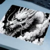 Void Fang Gaming oyuncu Mouse pad Kaydırmaz Kauçuk Dikişli Kenar 480X400X4 Mm