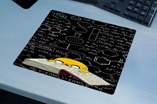 When You Study So Hard, You Melt Gaming oyuncu Mouse pad Kaydırmaz Kauçuk Dikişli Kenar 480X400X4 Mm