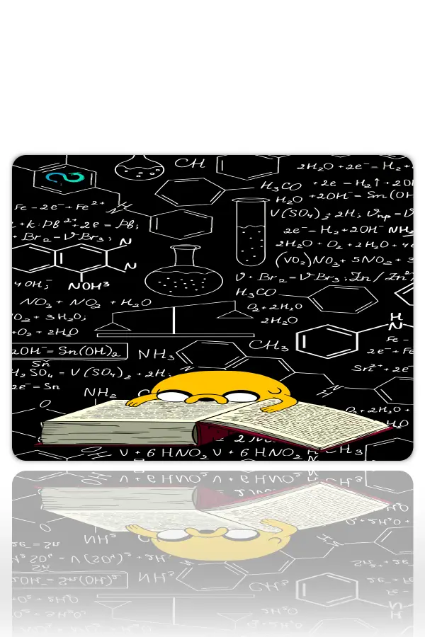 When You Study So Hard, You Melt Gaming oyuncu Mouse pad Kaydırmaz Kauçuk Dikişli Kenar 480X400X4 Mm