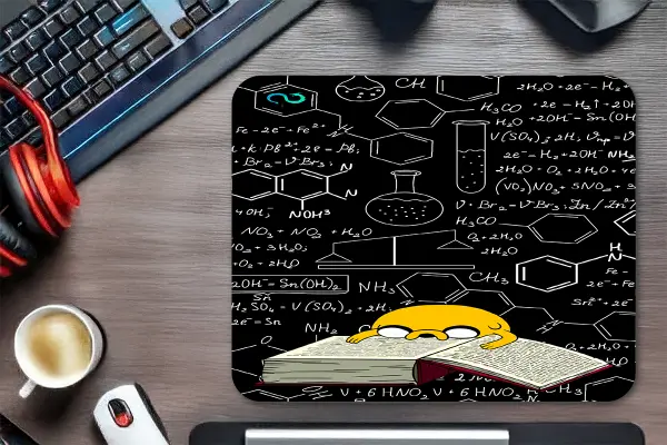 When You Study So Hard, You Melt Gaming oyuncu Mouse pad Kaydırmaz Kauçuk Dikişli Kenar 480X400X4 Mm