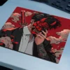 Demon’s Veil Gaming oyuncu Mouse pad Kaydırmaz Kauçuk Dikişli Kenar 480X400X4 Mm