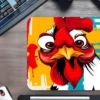 Bawkzilla Gaming oyuncu Mouse pad Kaydırmaz Kauçuk Dikişli Kenar 40x30