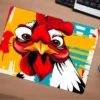 Bawkzilla Gaming oyuncu Mouse pad Kaydırmaz Kauçuk Dikişli Kenar 40x30