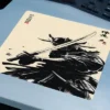 Blade of the Silent Honor Gaming oyuncu Mouse pad Kaydırmaz Kauçuk Dikişli Kenar 40X30 cm