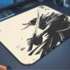 Blade of the Silent Honor Gaming oyuncu Mouse pad Kaydırmaz Kauçuk Dikişli Kenar 40X30 cm
