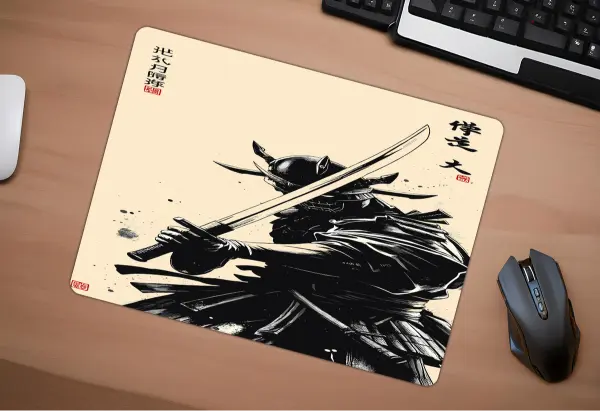 Blade of the Silent Honor Gaming oyuncu Mouse pad Kaydırmaz Kauçuk Dikişli Kenar 40X30 cm