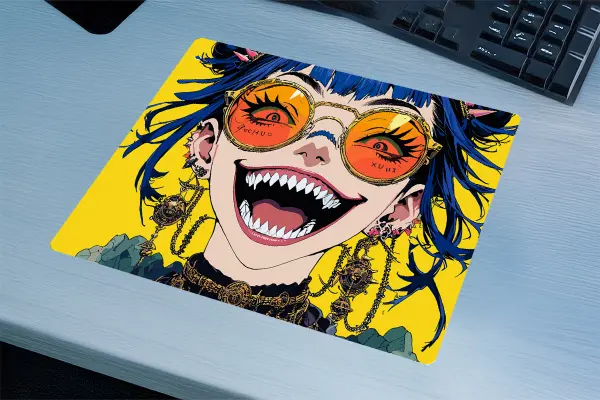 KILLAKAWAII Gaming oyuncu Mouse pad Kaydırmaz Kauçuk Dikişli Kenar 480X400X4 Mm