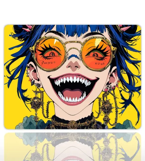 KILLAKAWAII Gaming oyuncu Mouse pad Kaydırmaz Kauçuk Dikişli Kenar 480X400X4 Mm