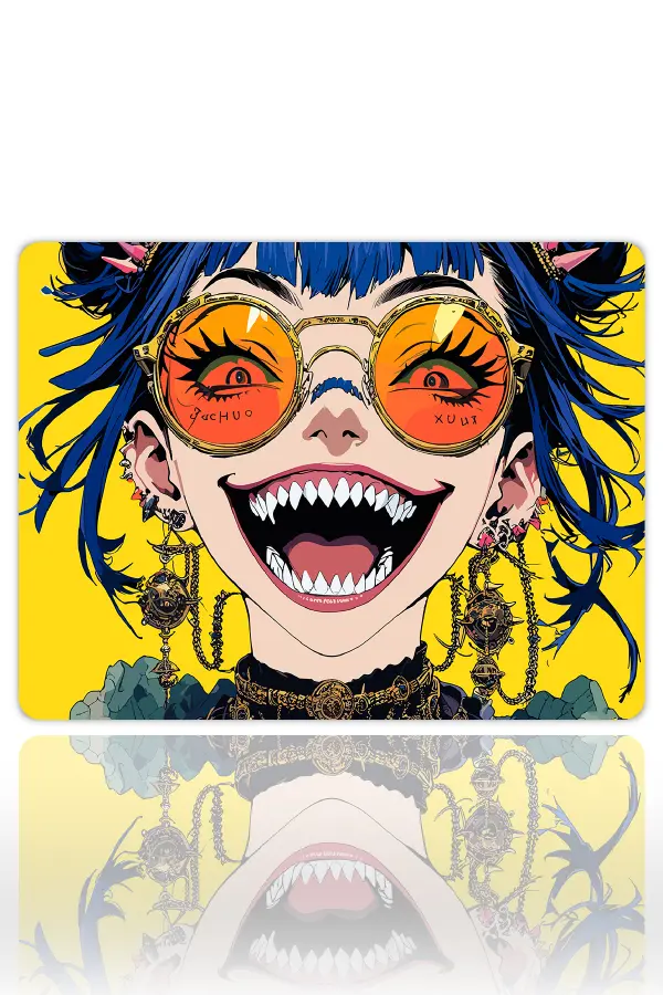 KILLAKAWAII Gaming oyuncu Mouse pad Kaydırmaz Kauçuk Dikişli Kenar 480X400X4 Mm