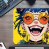 KILLAKAWAII Gaming oyuncu Mouse pad Kaydırmaz Kauçuk Dikişli Kenar 480X400X4 Mm