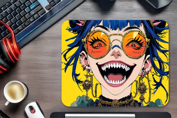 KILLAKAWAII Gaming oyuncu Mouse pad Kaydırmaz Kauçuk Dikişli Kenar 480X400X4 Mm