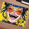 KILLAKAWAII Gaming oyuncu Mouse pad Kaydırmaz Kauçuk Dikişli Kenar 480X400X4 Mm
