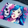Petal & Bone Gaming oyuncu Mouse pad Kaydırmaz Kauçuk Dikişli Kenar 480X400X4 Mm