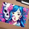 Petal & Bone Gaming oyuncu Mouse pad Kaydırmaz Kauçuk Dikişli Kenar 480X400X4 Mm