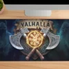 Valhalla Gaming oyuncu Mousepad Kaydırmaz Kauçuk Dikişli Kenar 80x30 cm Mousepad