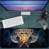 Valhalla Gaming oyuncu Mousepad Kaydırmaz Kauçuk Dikişli Kenar 80x30 cm Mousepad
