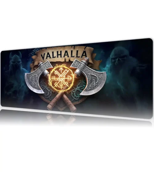 Valhalla Gaming oyuncu Mousepad Kaydırmaz Kauçuk Dikişli Kenar 80x30 cm Mousepad