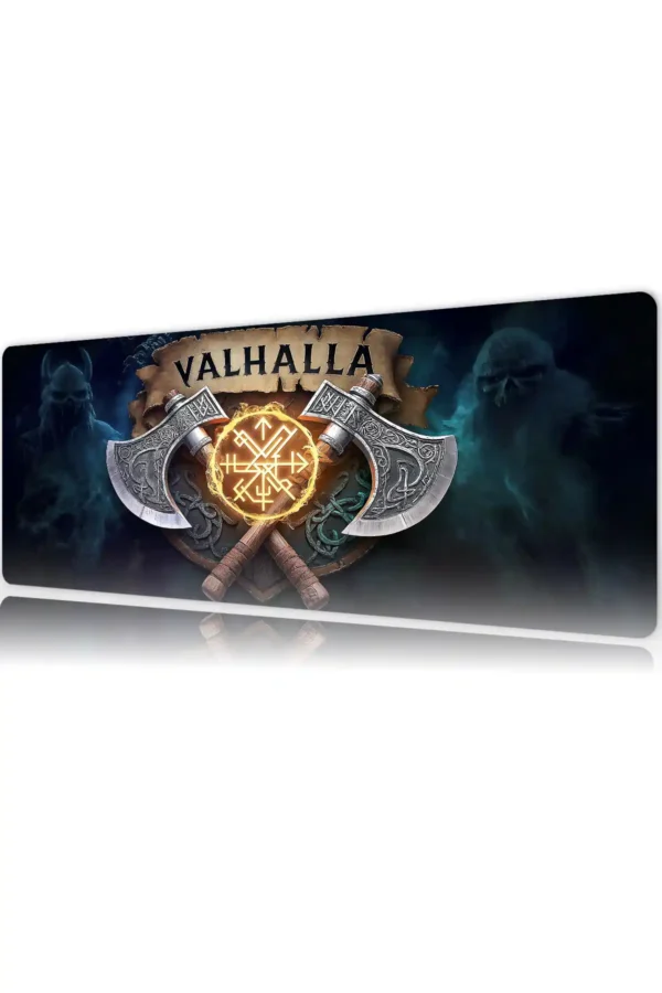 Valhalla Gaming oyuncu Mousepad Kaydırmaz Kauçuk Dikişli Kenar 80x30 cm Mousepad