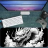 etsy88dikdortgen2 Void Fang Gaming oyuncu Mousepad Kaydırmaz Kauçuk Dikişli Kenar 80x30 cm Mousepad
