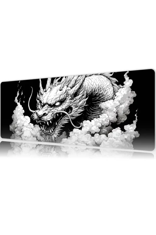 etsy88dikdortgen5 Void Fang Gaming oyuncu Mousepad Kaydırmaz Kauçuk Dikişli Kenar 80x30 cm Mousepad
