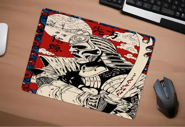 Yamibushi Gaming oyuncu Mouse pad Kaydırmaz Kauçuk Dikişli Kenar 480X400X4 Mm