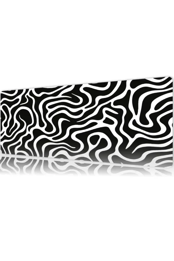 Zebra Drift Gaming oyuncu Mousepad Kaydırmaz Kauçuk Dikişli Kenar 80x30 cm Mousepad