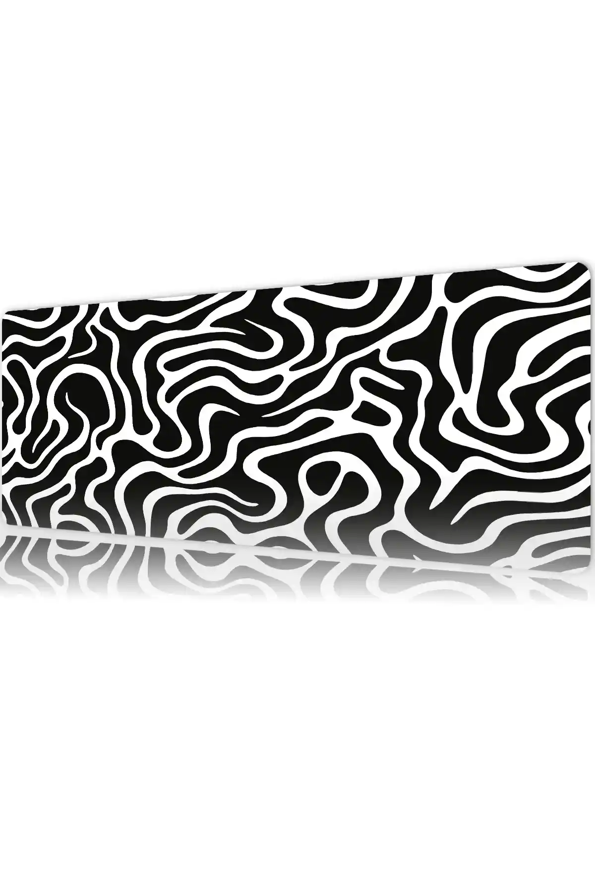 Zebra Drift Gaming oyuncu Mousepad Kaydırmaz Kauçuk Dikişli Kenar 80x30 cm Mousepad