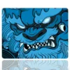 Blue Oni Gaming oyuncu Mouse pad Kaydırmaz Kauçuk Dikişli Kenar 40X30 CM