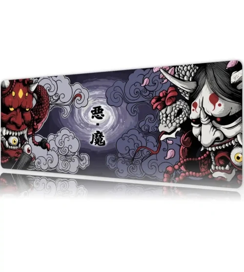 etsy94dikdortgen5 Crimson vs Ivory Gaming oyuncu Mousepad Kaydırmaz Kauçuk Dikişli Kenar 80x30 cm Mousepad